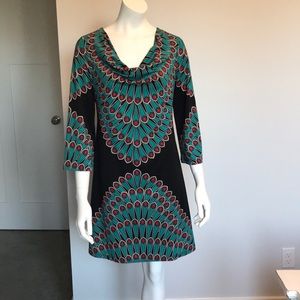 Fantastic peacock print dress